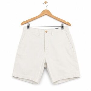 Polo Ralph Lauren Mens White Stretch Classic Fit Chino Shorts Size 30